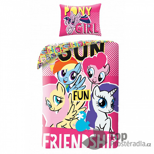 Bavlněné povlečení 140x200+70x90 My Little Pony