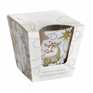 Bartek svíčka GLAMOUR CHRISTMAS golden glow 115g