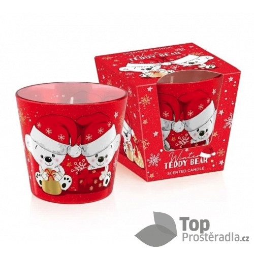 BARTEK svíčka Winter teddy bear 115g