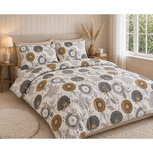 Bavlněné povlečení DELUXE 140x200+70x90 Přírodní elegance