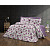 Bavlněné povlečení Deluxe 140x200+70x90 Flora fialová