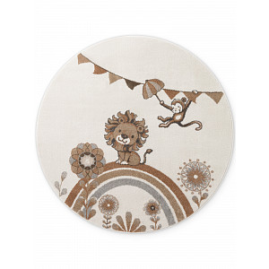 Dětský kusový koberec Villeroy & Boch Boho Kids 106307 Cream Multicolor kruh 160x160 (průměr) kruh