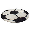 Dětský kusový koberec Fun 6001 black 100x100 (průměr) kruh