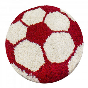 Dětský kusový koberec Fun 6001 red 100x100 (průměr) kruh