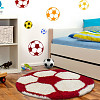 Dětský kusový koberec Fun 6001 red 100x100 (průměr) kruh