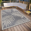Kusový koberec Clyde 105907 Paru Grey Cream na ven i na doma 76x150