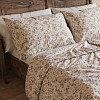 Bavlněné povlečení DELUXE Kvítí béžové 140x200+70x90