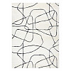 Kusový koberec Mode 8522 abstract cream/black 80x150