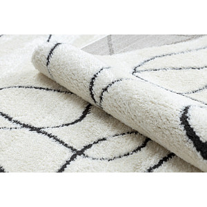 Kusový koberec Mode 8522 abstract cream/black 80x150