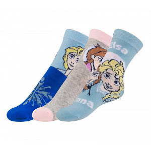 Ponožky dětské Frozen 2 - sada 3 páry - 27-30