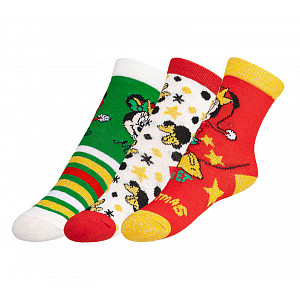 Ponožky dětské Minnie- sada 3 páry - 31-34