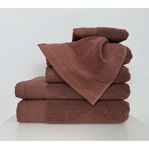 Mikrobavlna ručník LUXURY COLLECTION HARMONY - Hnědá