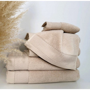 Mikrobavlna ručník LUXURY COLLECTION HARMONY - Béžová
