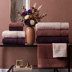 Mikrobavlna osuška LUXURY COLLECTION HARMONY - Tmavě fialová