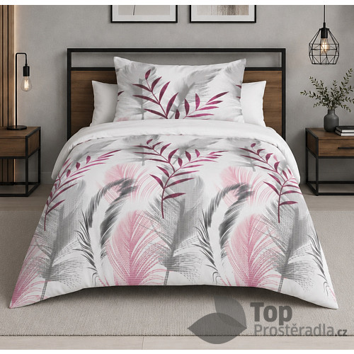 Microtop povlečení Comfort 140x200+70x90 Peříčka světlá