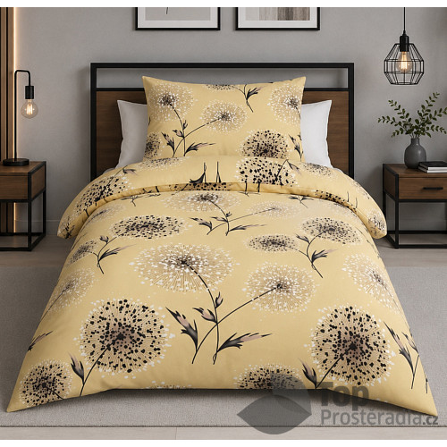 Microtop povlečení Comfort 140x200+70x90 Chmýří žluté