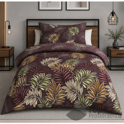 Microtop povlečení Comfort 140x200+70x90 Barevné listy