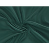 Saténové prostěradlo LUXURY COLLECTION 90x200+25 Tmavě zelené