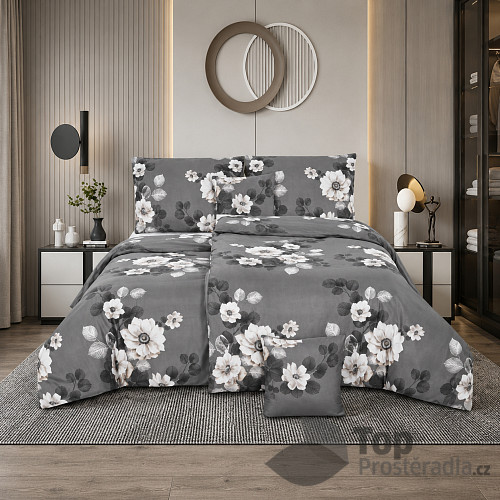 Šestidílné povlečení 140x200+70x90+40x40 Noční zahrada