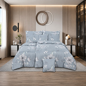 Šestidílné povlečení 140x200+70x90+40x40 Květy klidu