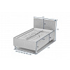 Postel TROPICO STUDENT/Plain 110/POSSO 55/nohy Family Buk 15 90x200