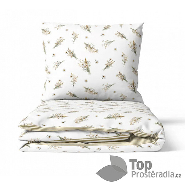 TOP Bavlněné povlečení Deluxe 140x200+70x90 Daisy 2