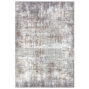 Kusový koberec Shine 105925 Abstract Cream Grey 57x90