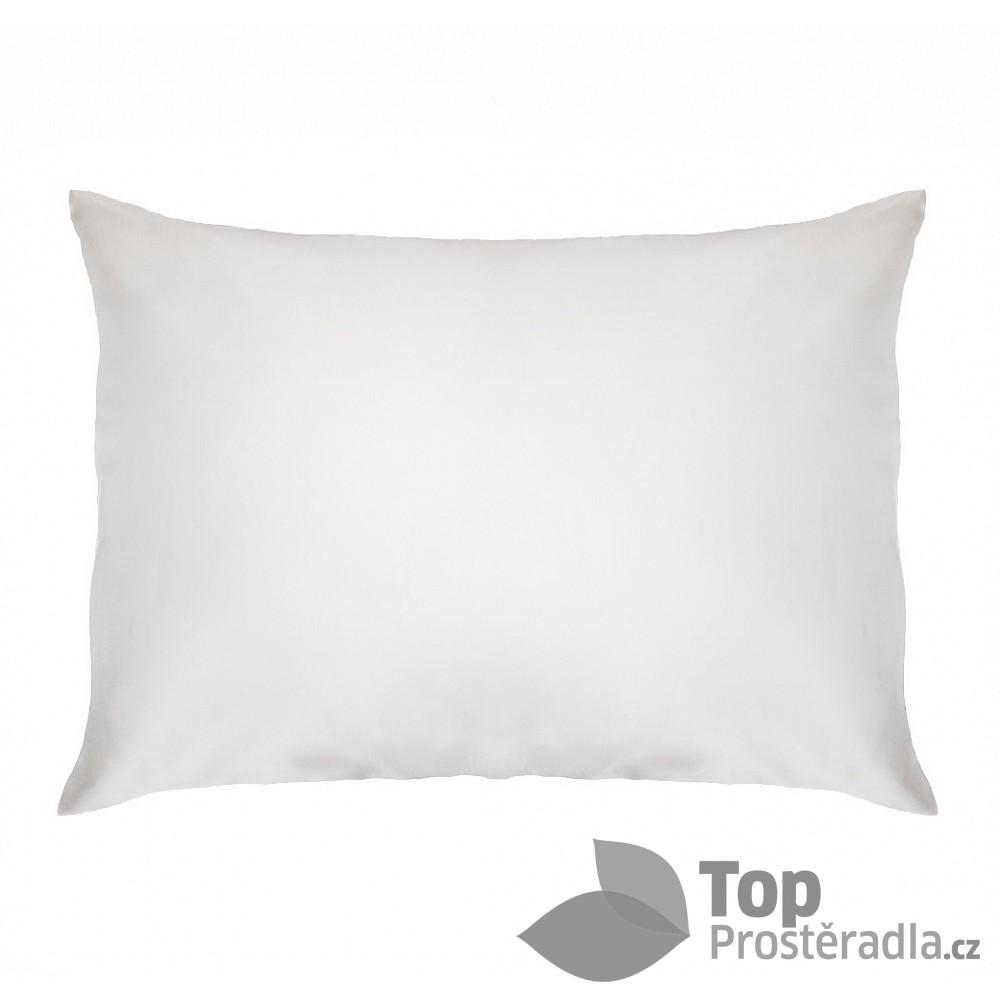 TOP Povlak na polštářek UNI bílý saténový 50x70