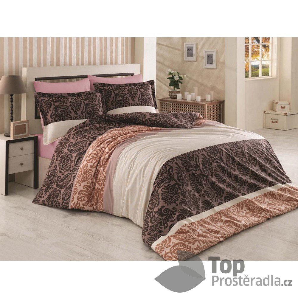 TOP Bavlněné povlečení DELUX ORNAMENT 140x200 70x90