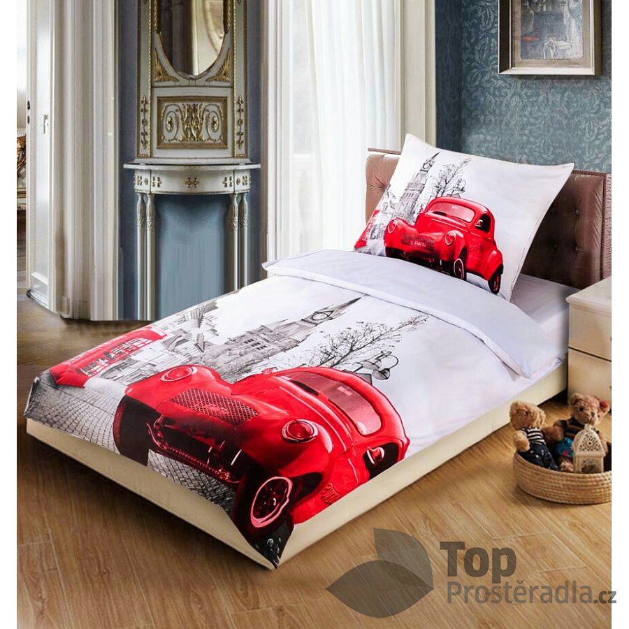 3D povlečení 140x200 + 70x90 - Londýn