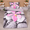 3D povlečení 140x200+70x90 Orchidea