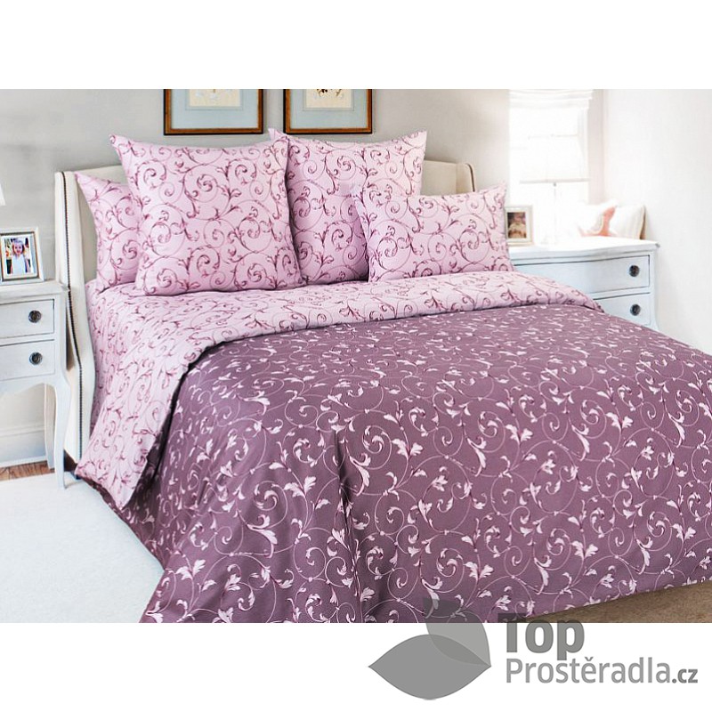 TOP Saténové povlečení GABRIELA 140x200+70x90