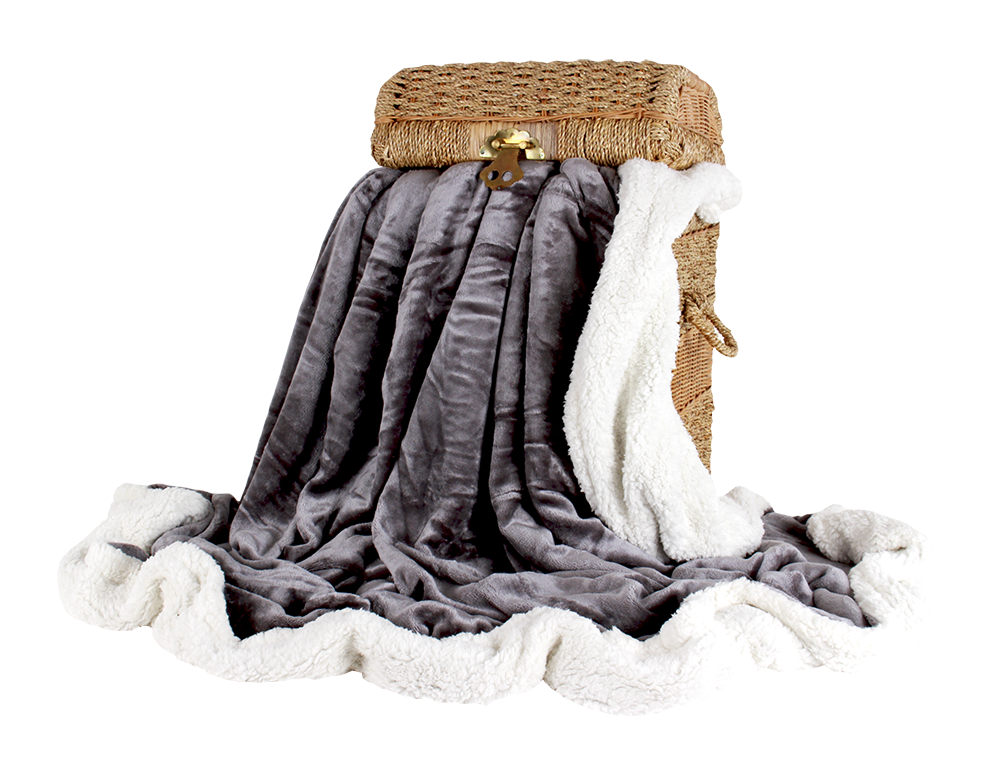 TP Deka beránek 150x200 - Tmavě Šedá