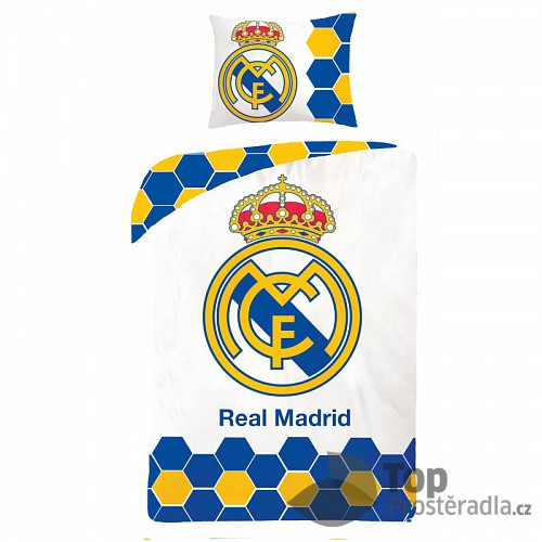 Bavlněné povlečení REAL MADRID 140x200+70x90