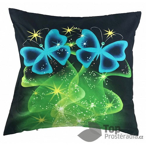 3D povlak 45x45 - Kouzelní motýlci