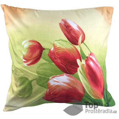3D povlak 45x45 - Tulipány