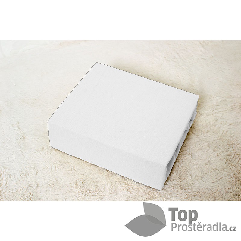 TP Dětské jersey prostěradlo Premium 190g/m2 60x120 Bílá