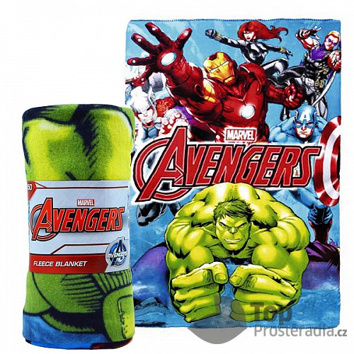 Dětská fleecová deka 100x150 Avengers
