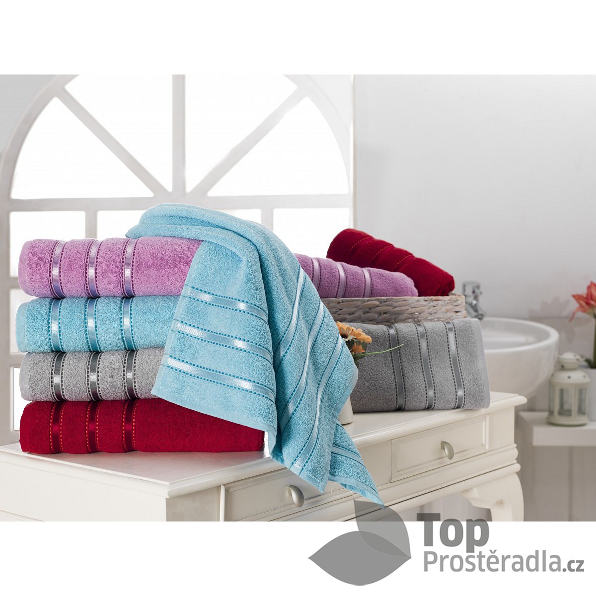 TOP Froté osuška MONTANA LUX - Světle růžová