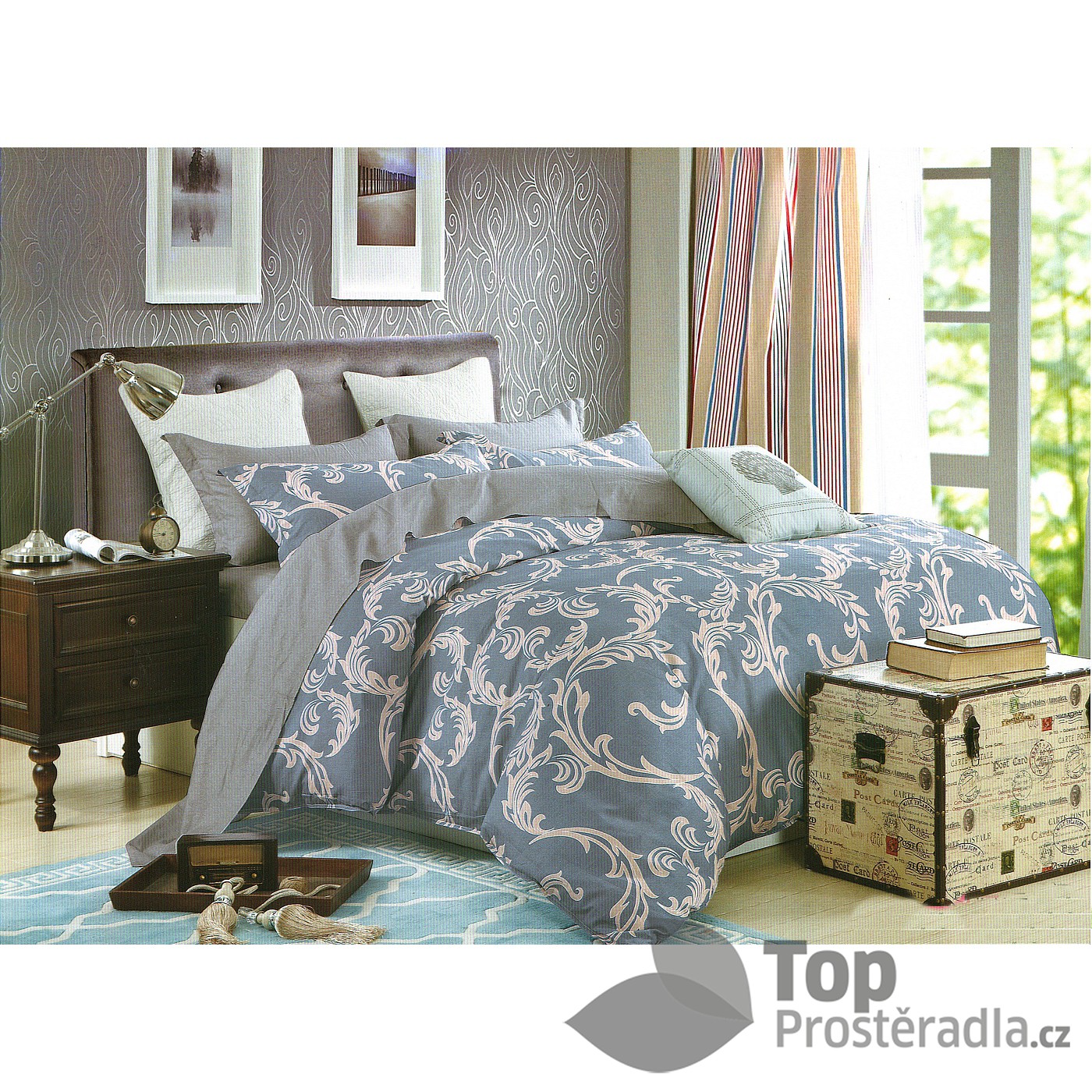 TOP Prošívaný dekorační přehoz 240x260 Baroko