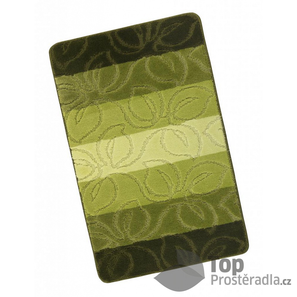 Koupelnová předložka před vanu 60x100cm lípa zelená