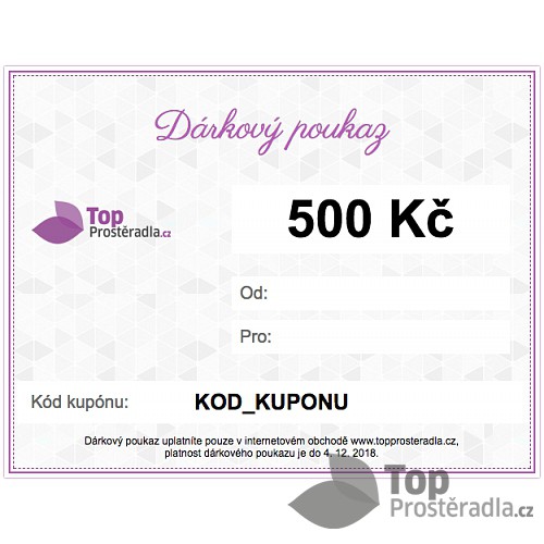 Dárkový poukaz na 500 Kč