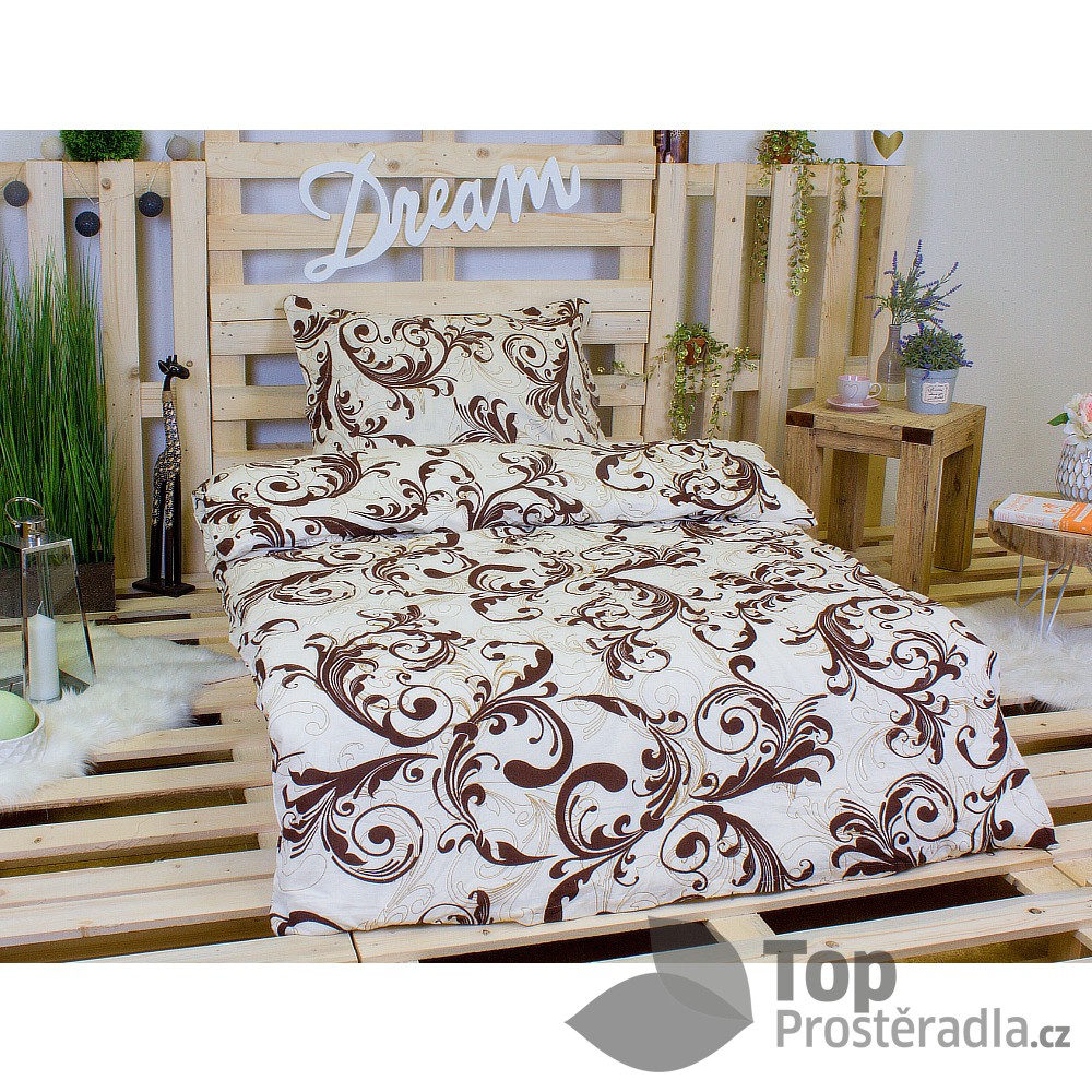 TOP FLANELOVÉ POVLEČENÍ DELUXE 140x200+70x90 - Rokoko