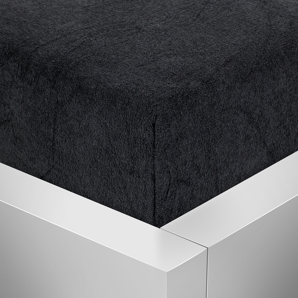 TP Froté prostěradlo 90x200 Premium - Černá