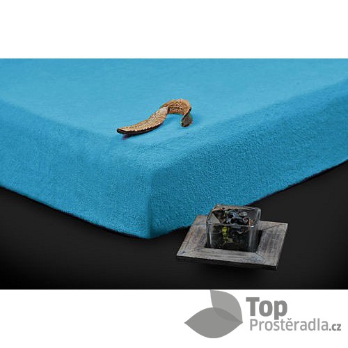 TP Froté prostěradlo Premium 190g/m2 90x200 Azurová