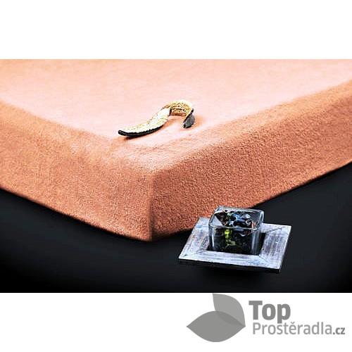 TP Froté prostěradlo Premium 190g/m2 90x200 Losos