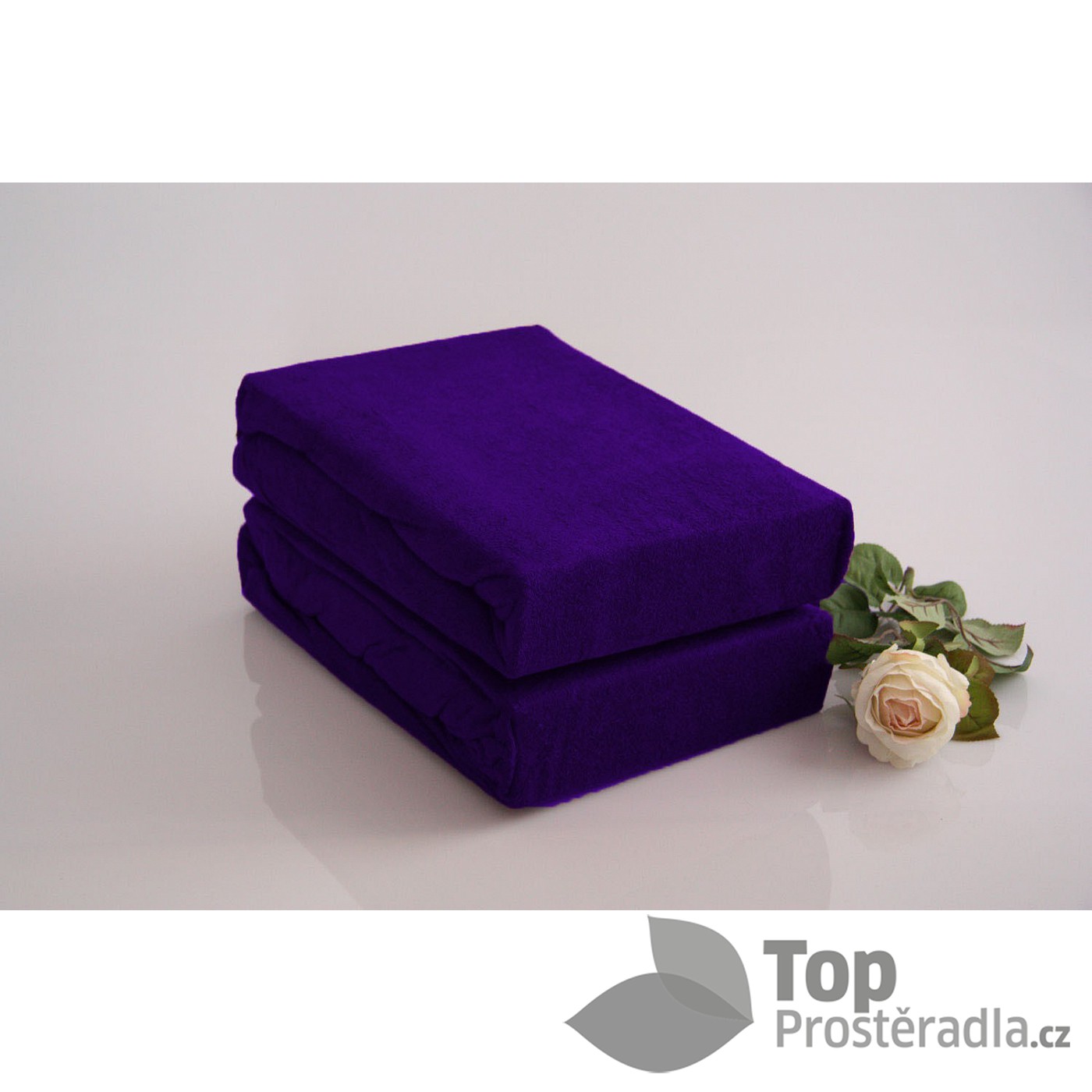 TP Froté prostěradlo Premium 190g/m2 90x200 Fialová