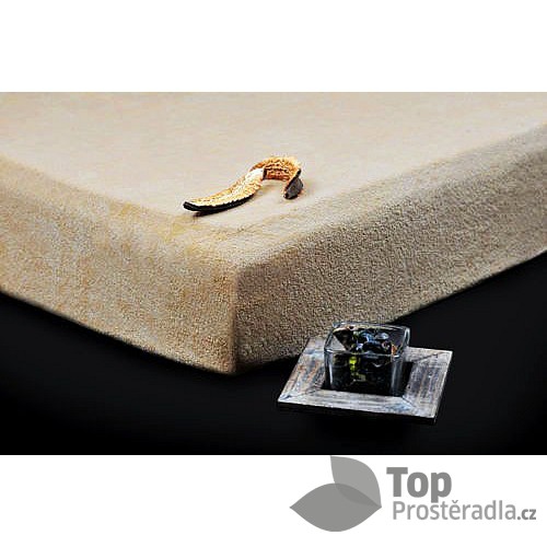 TP Froté prostěradlo Premium 190g/m2 180x200 Béžová