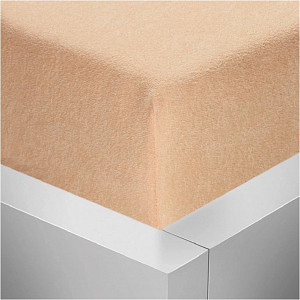 Froté prostěradlo 180x200 Premium - Losos