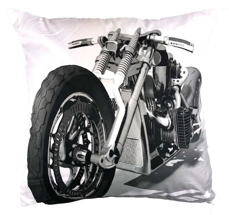 Fotografie TP 3D povlak 45x45 - Silver chopper